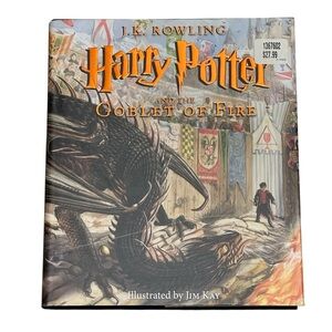 1st PRINT Harry Potter Goblet of Fire Jim Kay illustrated J.K. Rowling 4th Book